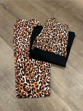 Lilly Pulitzer Kids set Luxletic Leggings and Mini Finn Top size L 8-10